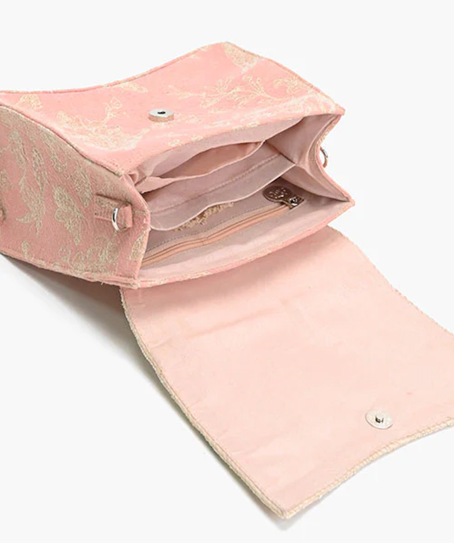 Pansy Chocolate Paradise Top Handle Bag