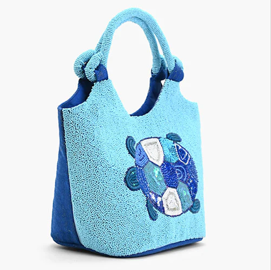 Turti Embellished Handheld Bag